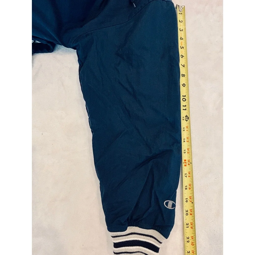 Champion Cooperstown Dreams Park Mens Small Navy Blue Full Zip Windbreaker